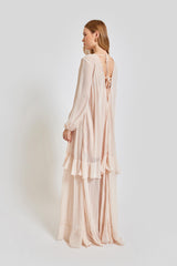 Seville Relaxed Fit Long Sleeve Dress - Pink