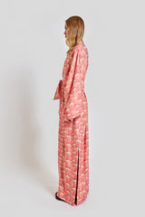Palermo Long Sleeve Caftan - Red