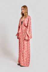 Palermo Long Sleeve Caftan - Red