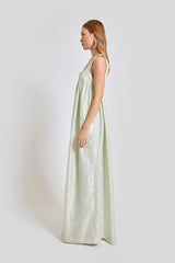 Marseille Baggy Style Square Neck Jumpsuit - Mint