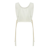 Istanbul Loose Fit Square Neck Bustier Top - Beige