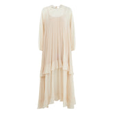 Seville Relaxed Fit Long Sleeve Dress - Pink