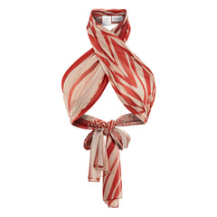 Aruba Crossed Wrap Style Bustier Top - Red