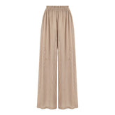 Carmen Loose Fit Elastic Waist Long Pants - Cinnamon