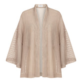 Carmen Loose Fit Long Sleeve Caftan Top - Cinnamon
