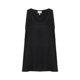 Soho Loose Fit Longline Tank Top - Black