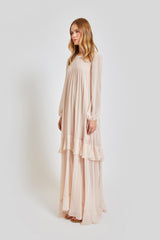 Seville Relaxed Fit Long Sleeve Dress - Pink