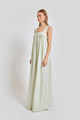 Marseille Baggy Style Square Neck Jumpsuit - Mint