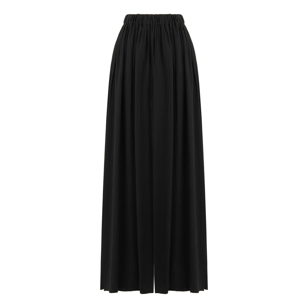 Amalfi Loose Fit Elastic Waist Pants - Black