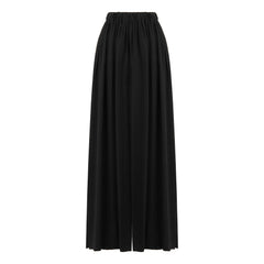 Amalfi Loose Fit Elastic Waist Pants - Black