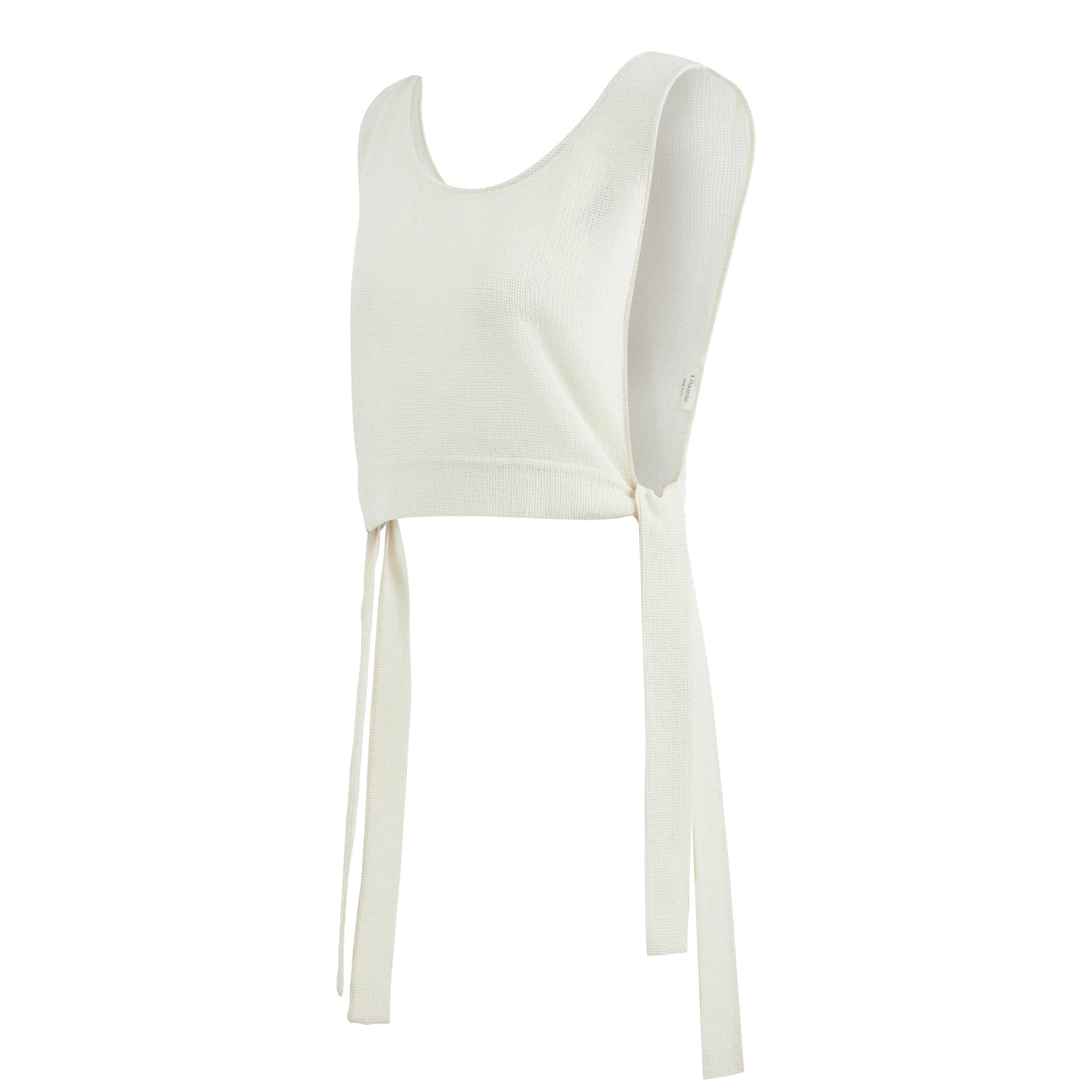 Istanbul Loose Fit Square Neck Bustier Top - Beige