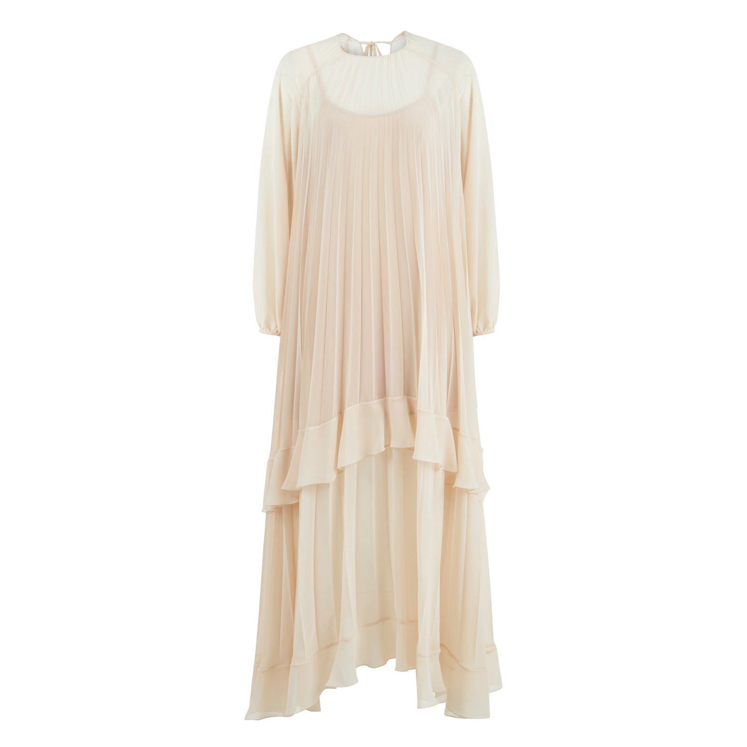 Seville Relaxed Fit Long Sleeve Dress - Pink