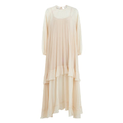 Seville Relaxed Fit Long Sleeve Dress - Pink