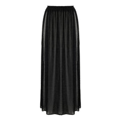 Carmen Side Tie Pareo Skirt - Black