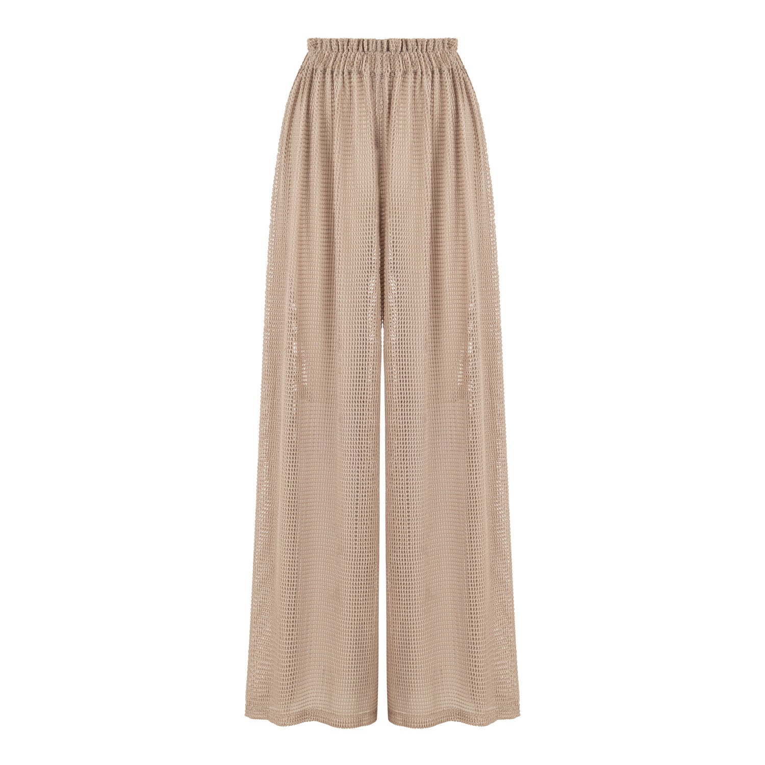 Carmen Loose Fit Elastic Waist Long Pants - Cinnamon