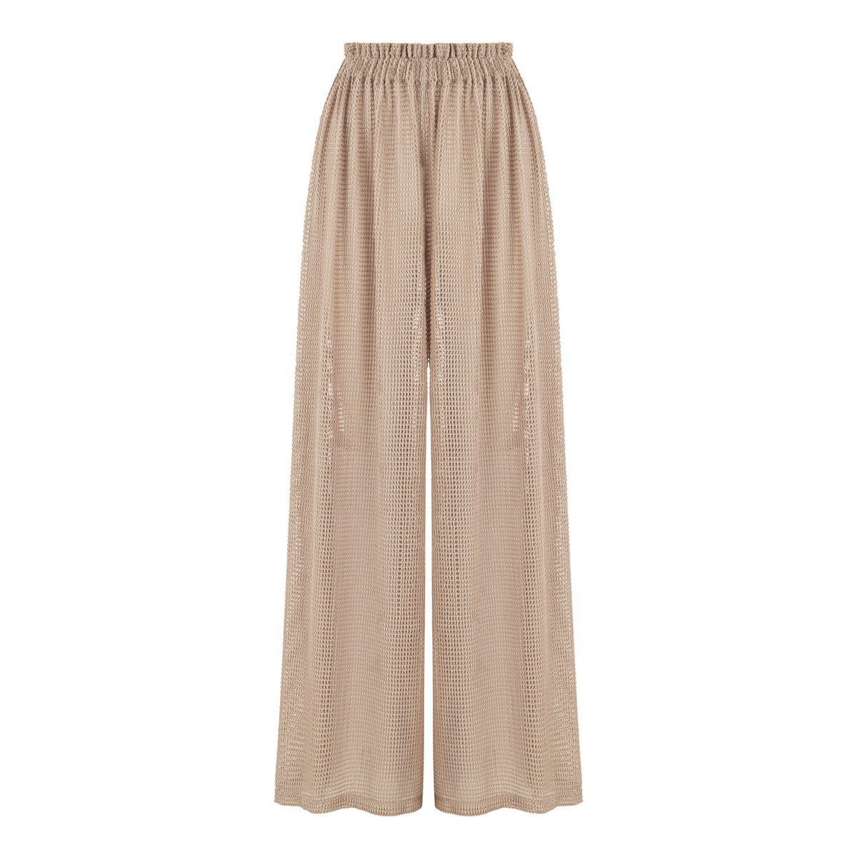 Carmen Loose Fit Elastic Waist Long Pants - Cinnamon