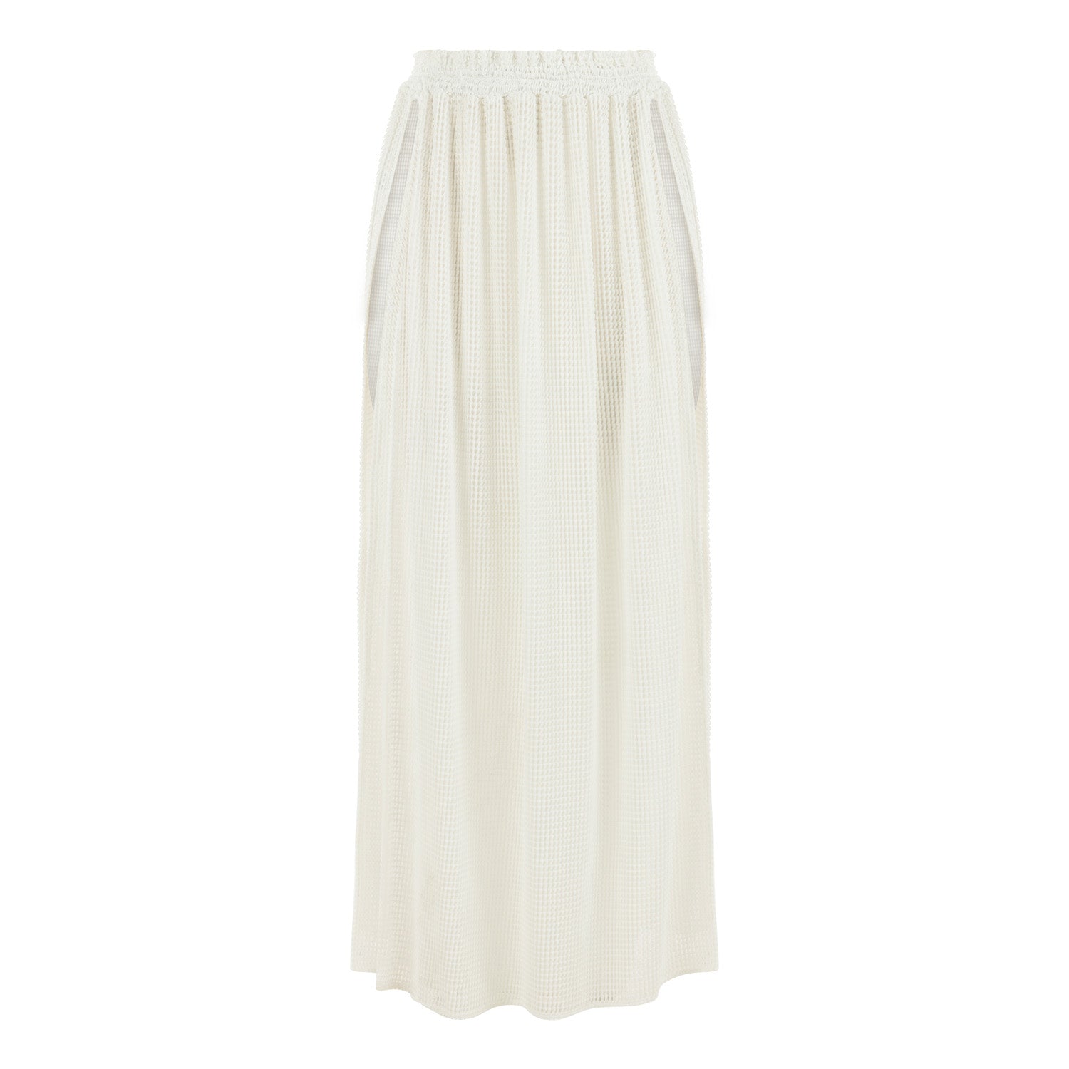 Carmen Side Tie Pareo Skirt - White