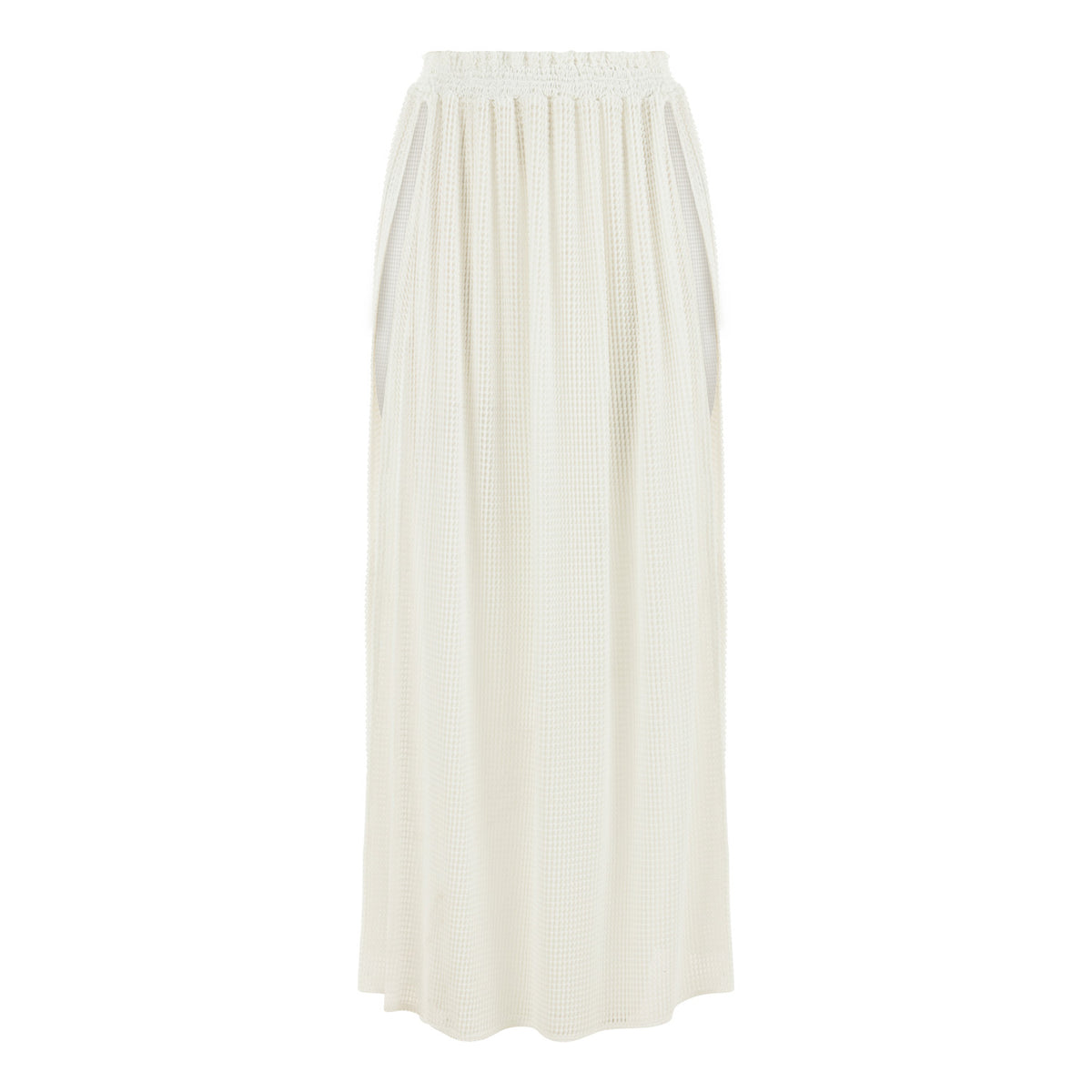 Carmen Side Tie Pareo Skirt - White