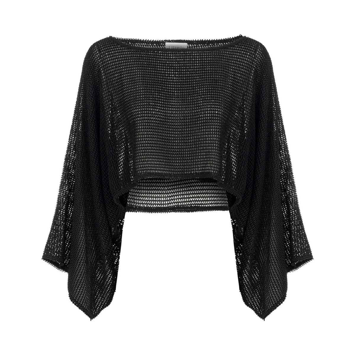 Carmen Loose Fit Long Sleeve Blouse - Black