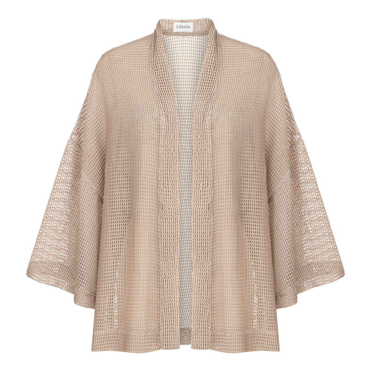 Carmen Loose Fit Long Sleeve Kimono Top - Cinnamon