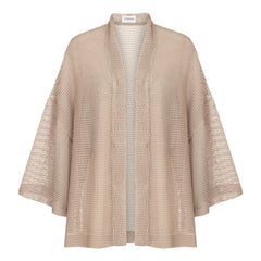 Carmen Loose Fit Long Sleeve Kimono Top - Cinnamon