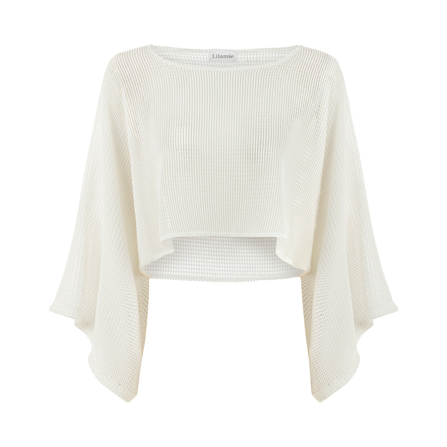 Carmen Loose Fit Long Sleeve Blouse - White