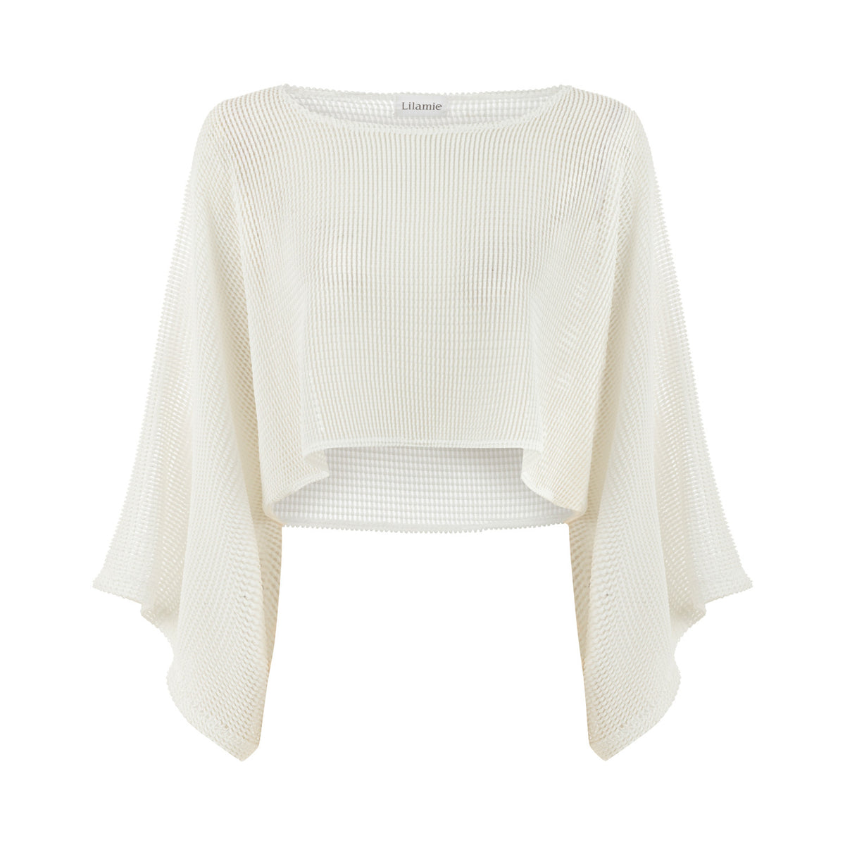 Carmen Loose Fit Long Sleeve Blouse - White