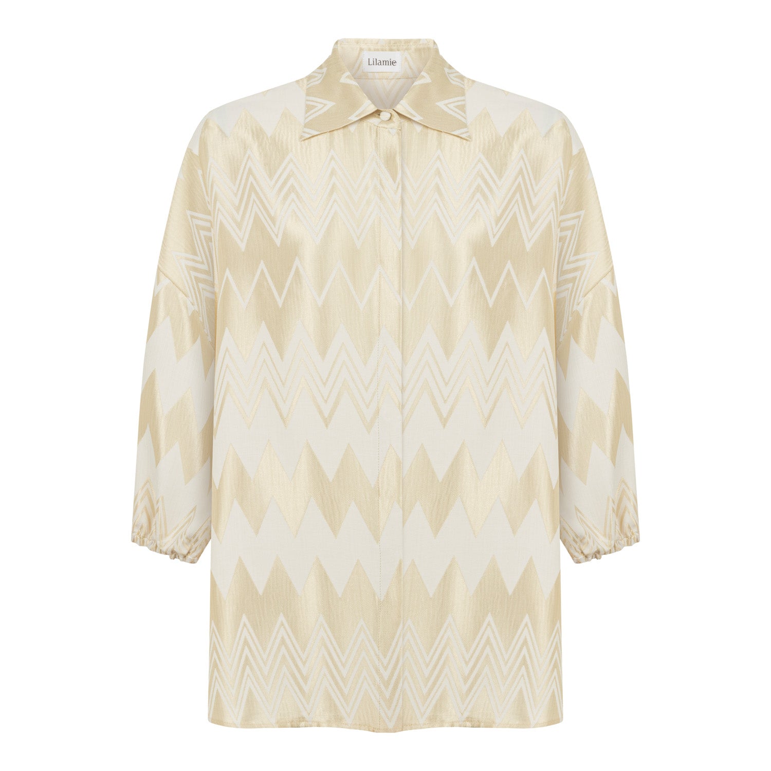Madrid Oversize Long Fit Shirt - Gold
