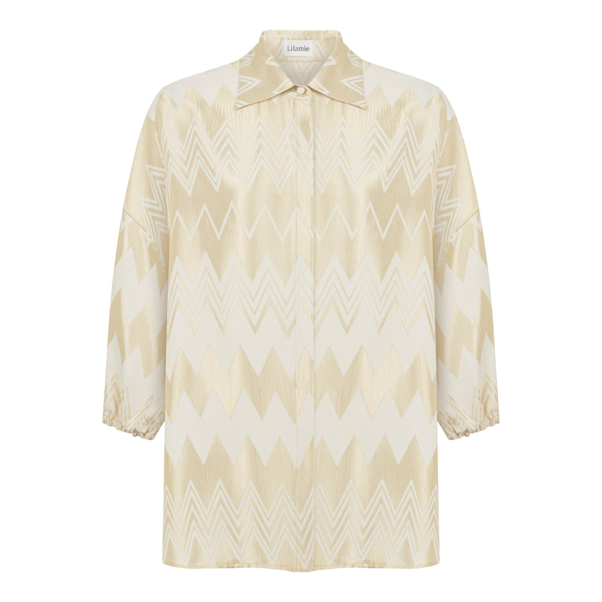 Madrid Oversize Long Fit Shirt - Gold