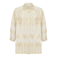 Madrid Oversize Long Fit Shirt - Gold