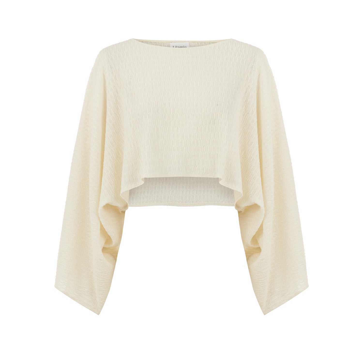 Rio Loose Fit Long Sleeve Blouse - Beige