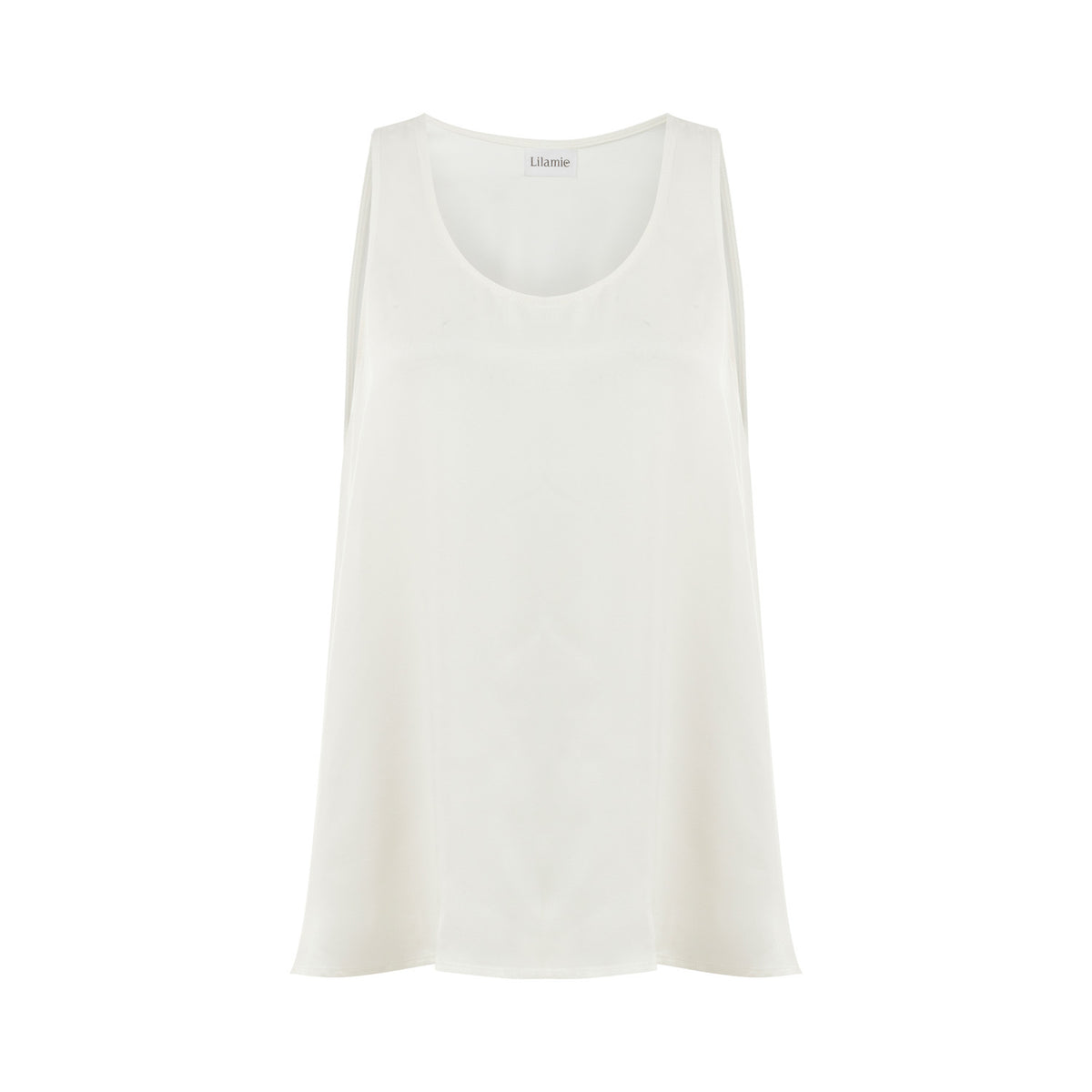 Soho Loose Fit Longline Tank Top - White